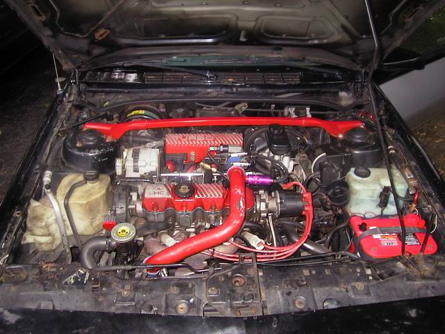 Old engine bay